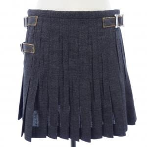 プラダ PRADA プリーツ ラッシュステッチ P147ZE SOOO 17N1 スカート