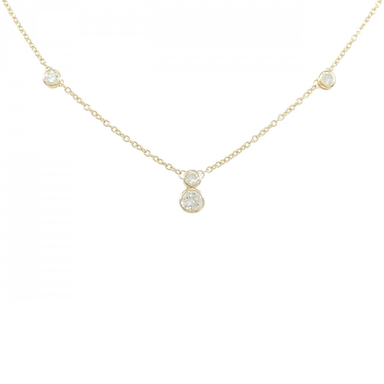 K18YG ダイヤモンド ネックレス 0.33CT