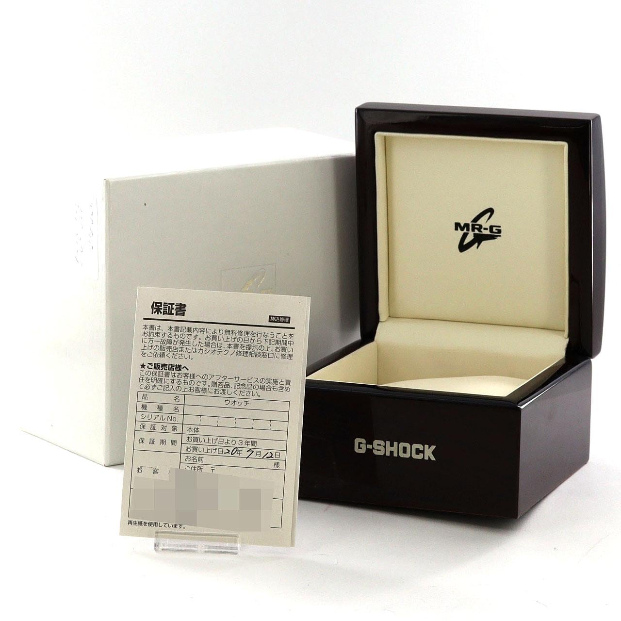 カシオ G-SHOCK･MR-G MRG-8000B-1AJF TI ソーラークォーツ