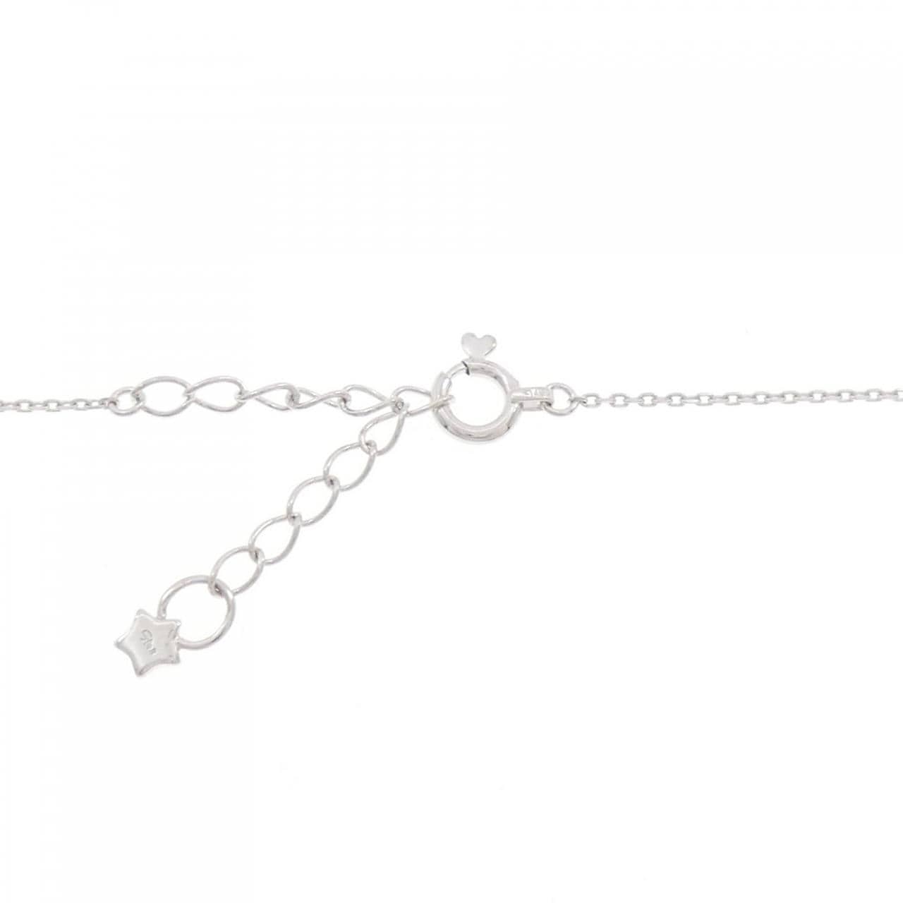 スタージュエリー ムーン ダイヤモンド ネックレス 0.14CT