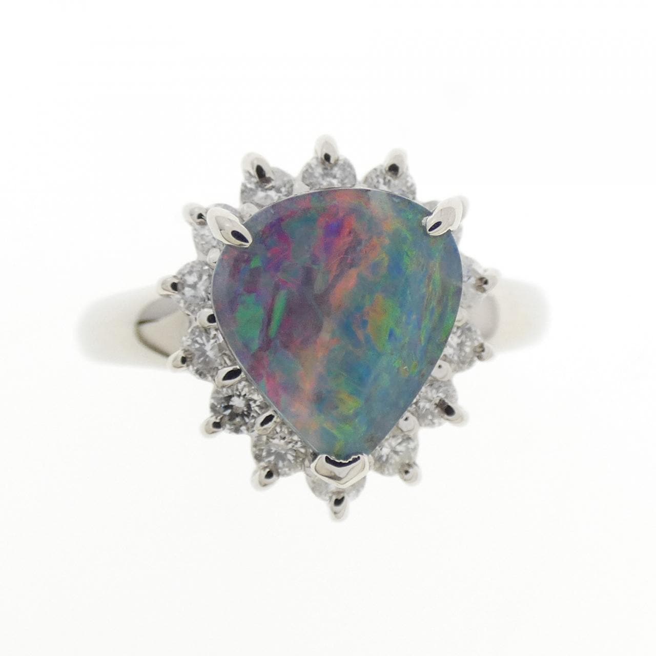 PT900 ボルダーオパール リング 1.30CT