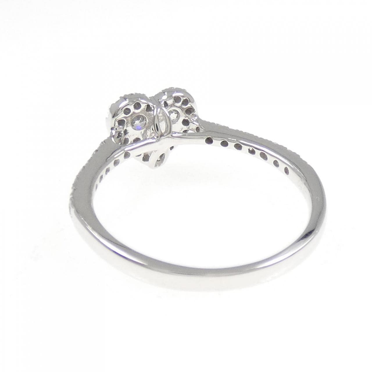K18WG ハート ダイヤモンド リング 0.50CT