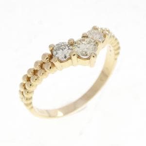 K18YG ダイヤモンド リング 0.33CT