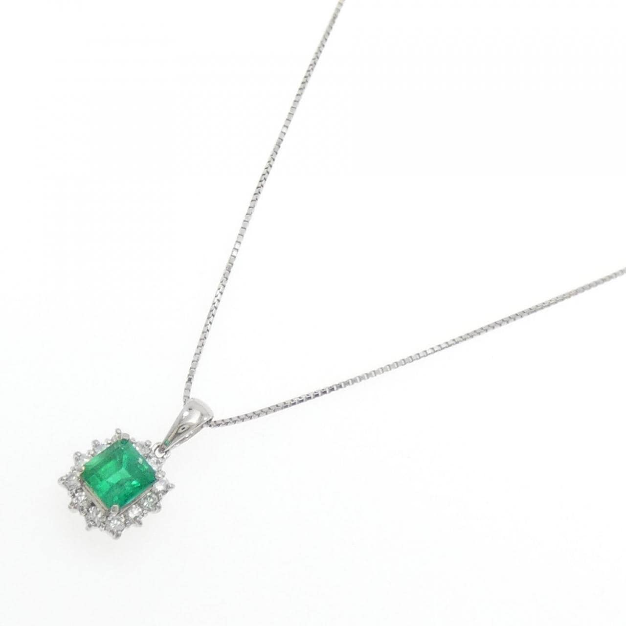 PT エメラルド ネックレス 1.17CT