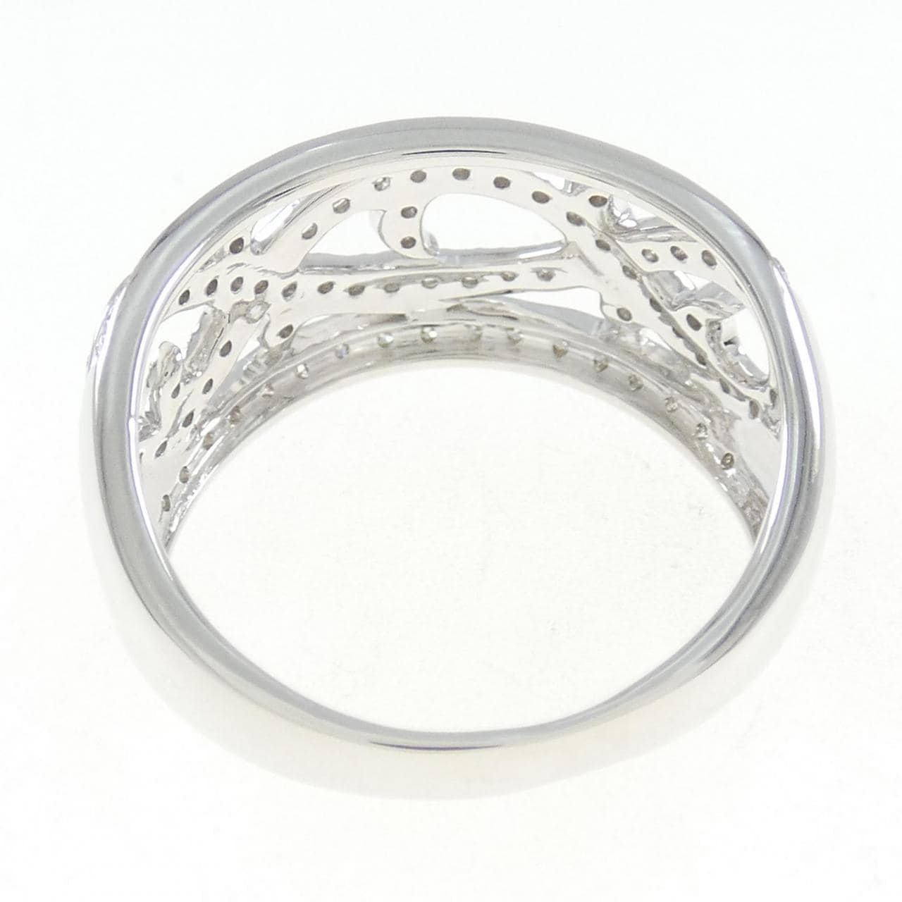 K18WG ダイヤモンド リング 0.45CT
