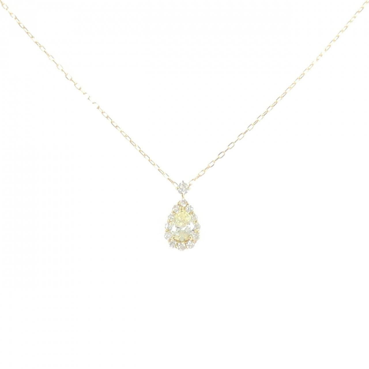 【新品】K18YG ダイヤモンド ネックレス 0.16CT