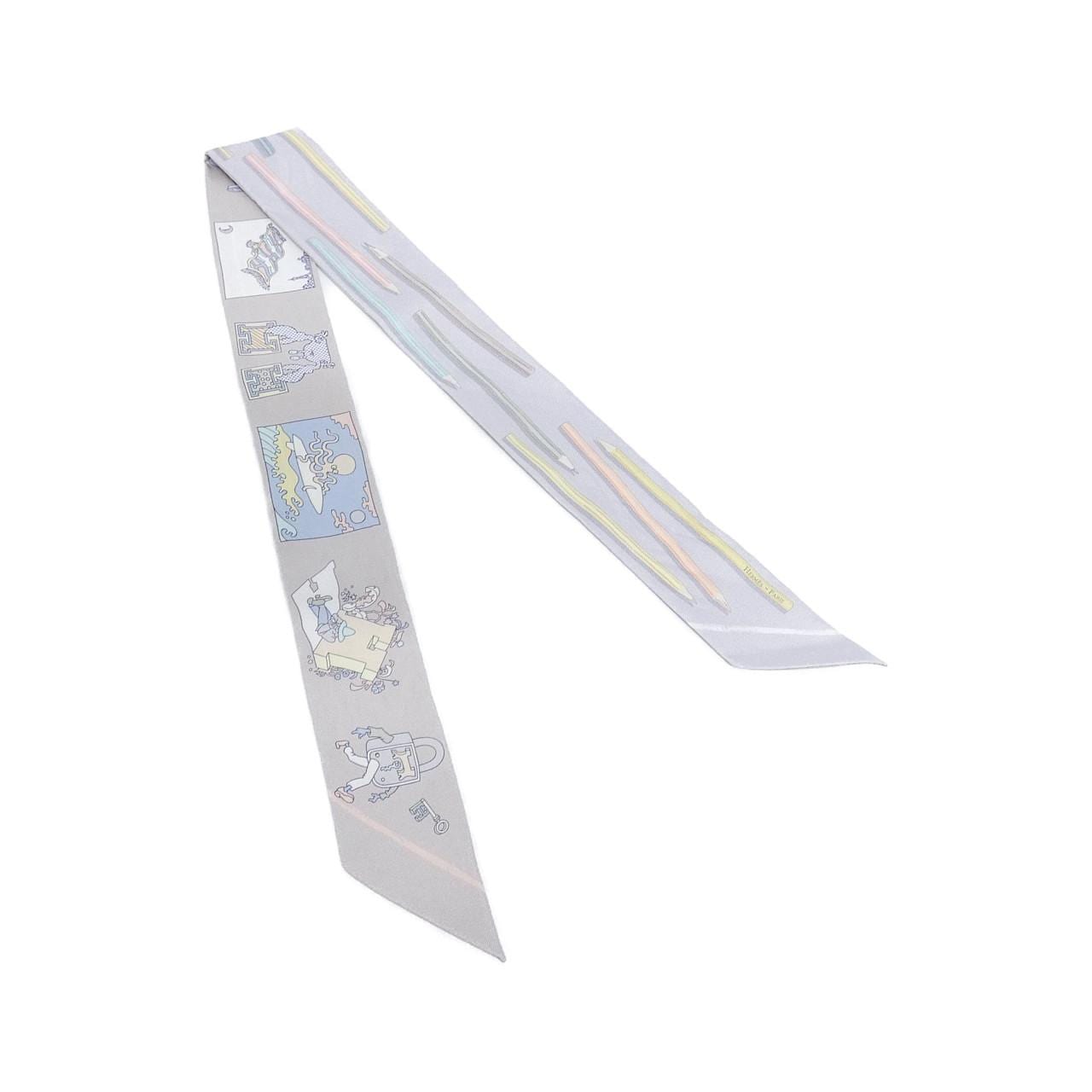 エルメス A VOS CRAYONS ET CARRE ツイリー 064221S スカーフ