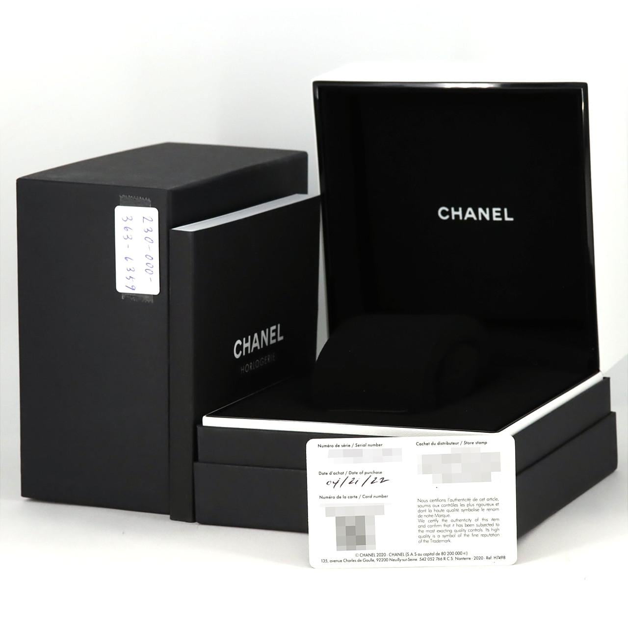 シャネル J12キャリバー12.2エディション1 33mmセラミック LIMITED H6784 セラミック 自動巻