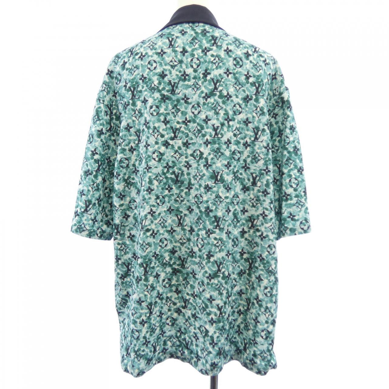 ルイヴィトン LOUIS VUITTON モノグラムクレープショートスリーブシャツ HPS25WZR1 S／Sシャツ