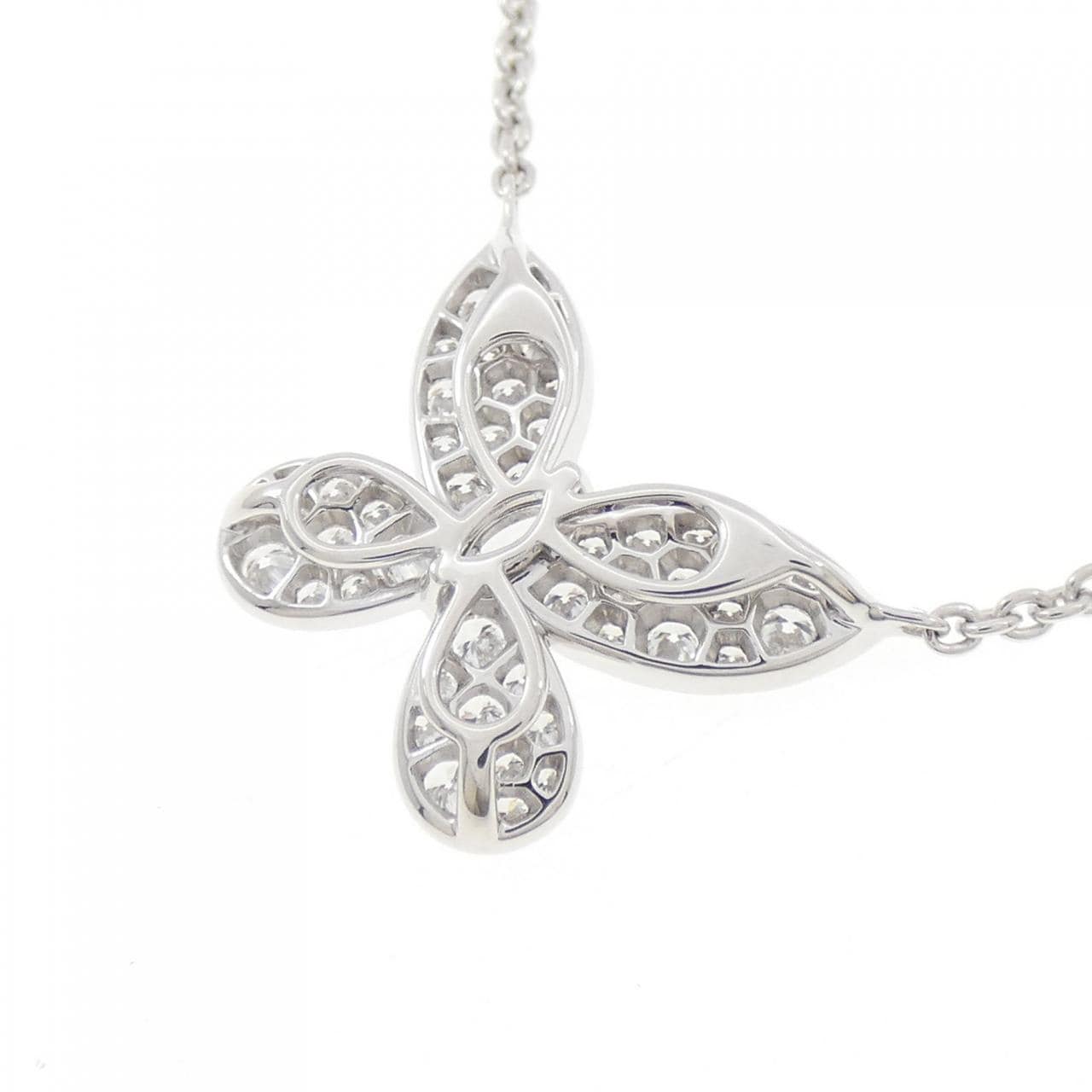 グラフ パヴェ バタフライ ミニ ネックレス