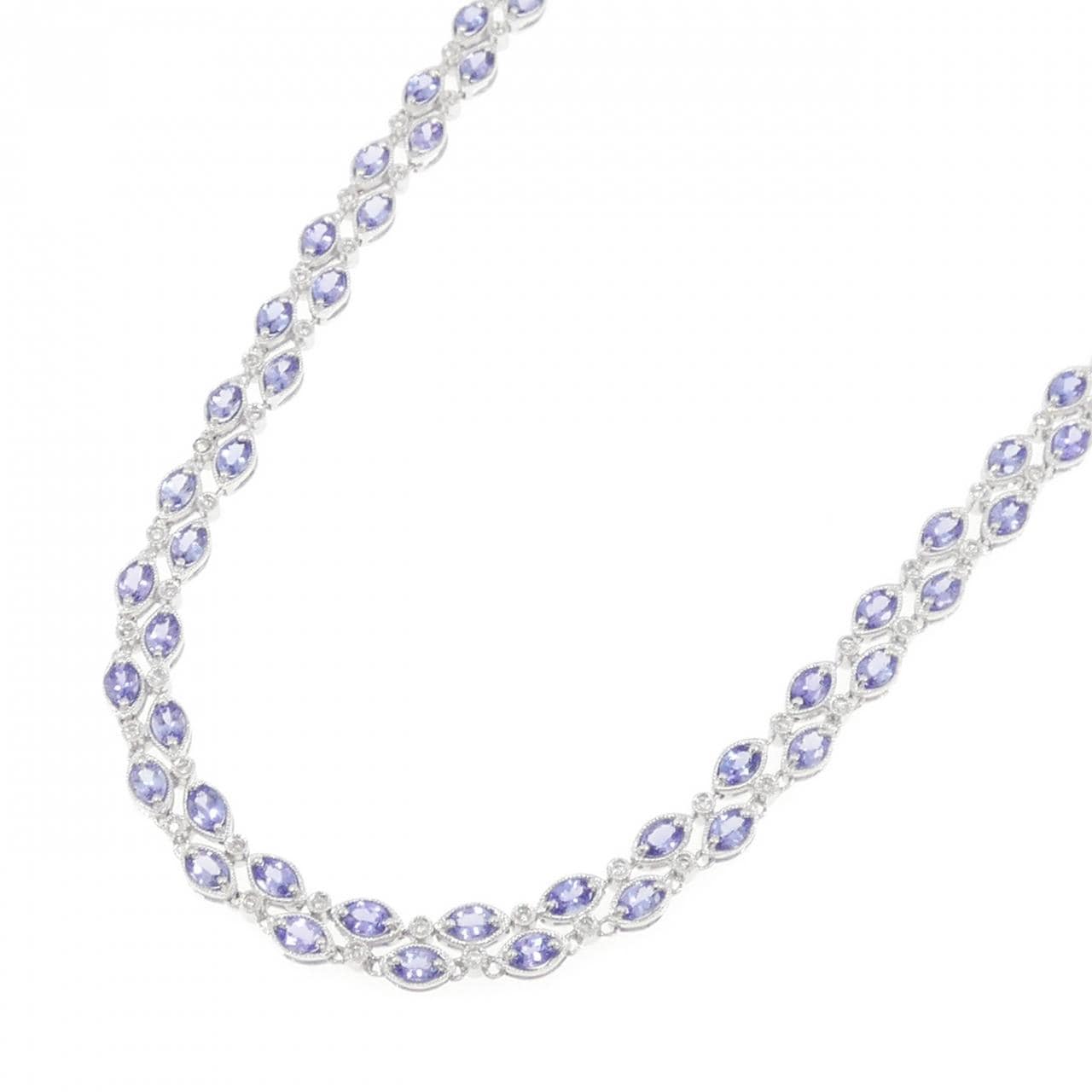 750WG タンザナイト ネックレス 14.80CT