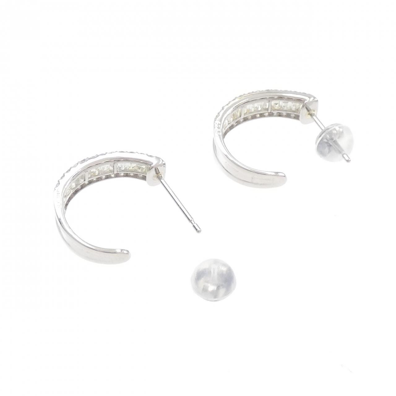 【新品】PT900 ダイヤモンド ピアス 0.70CT