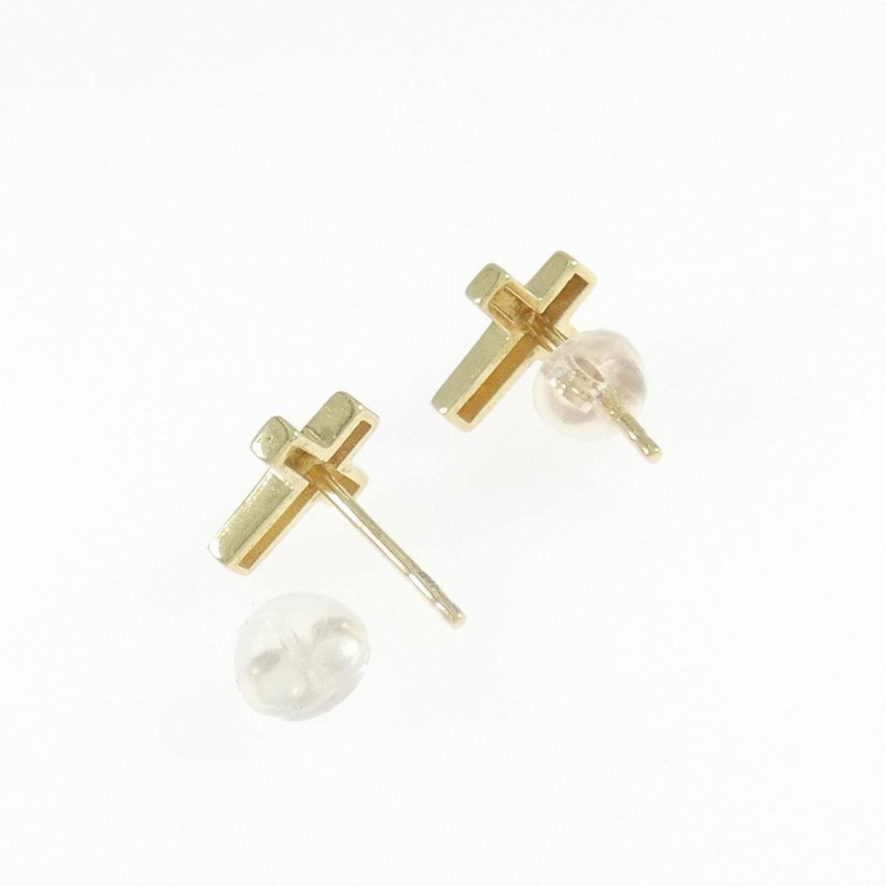 10KYG クロス ピアス