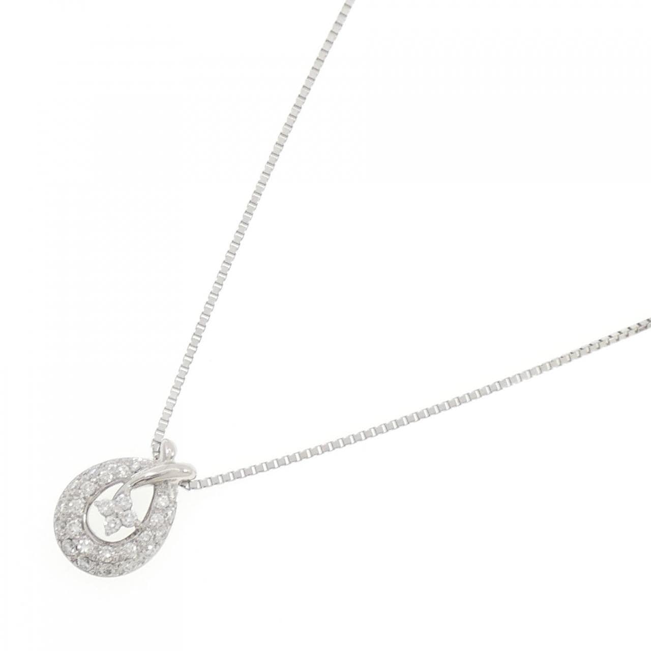 PT900/PT850 ダイヤモンド ネックレス 0.34CT