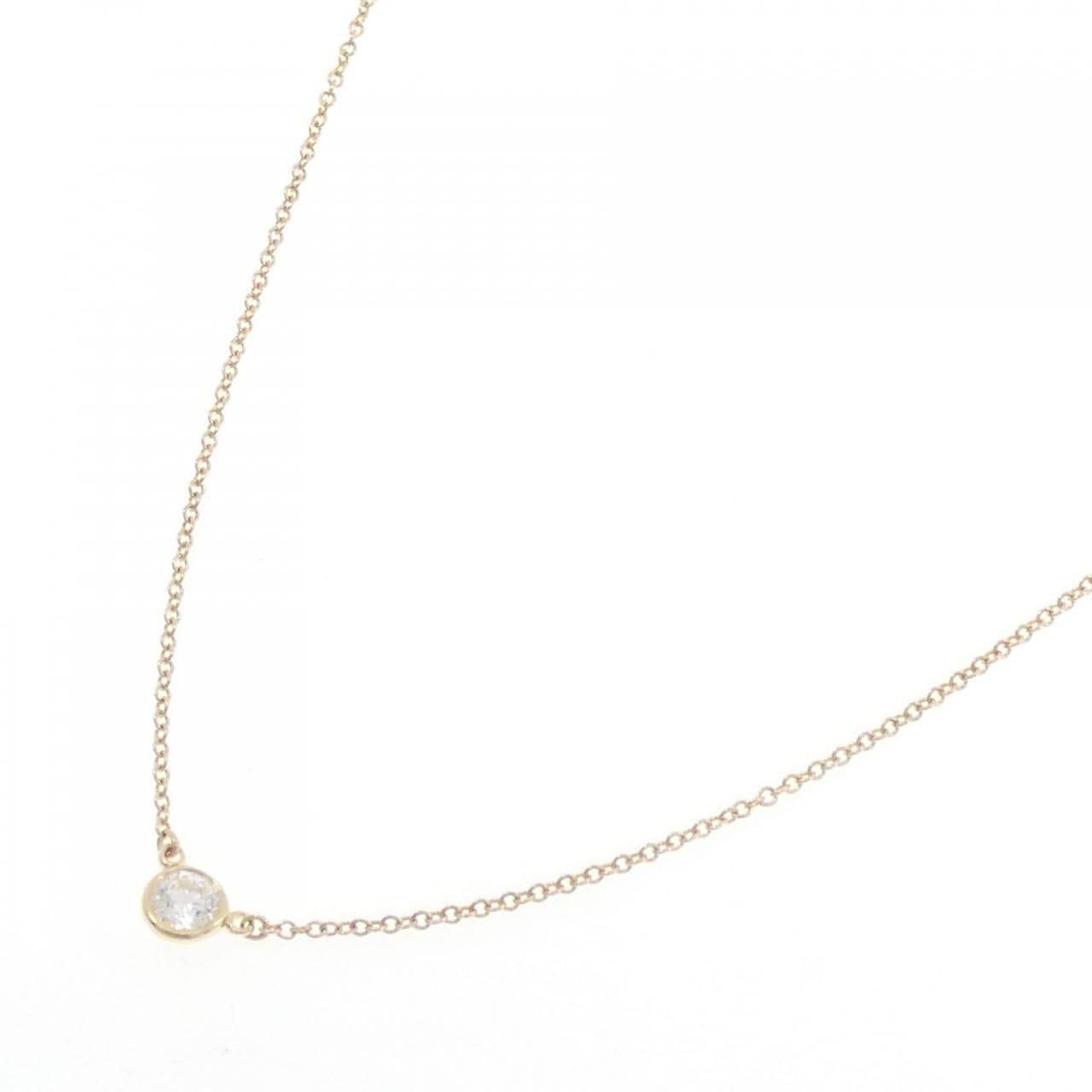 ティファニー バイザヤード ネックレス 0.20CT F VVS1 EXT