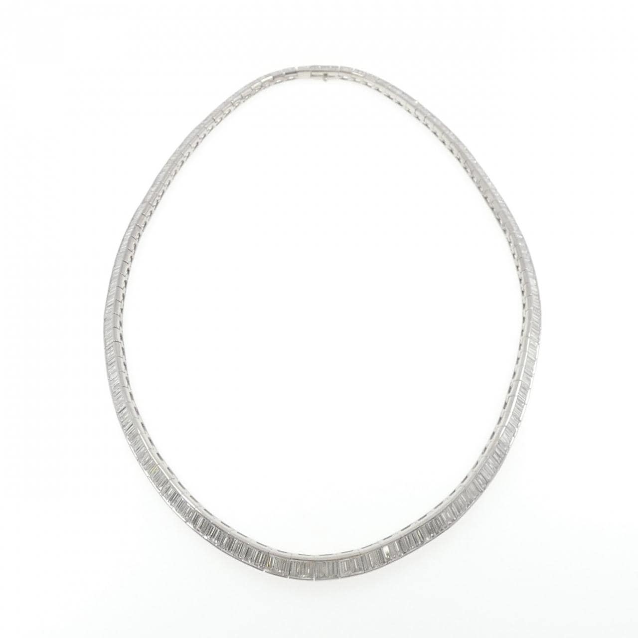 K18WG ダイヤモンド ネックレス 10.38CT