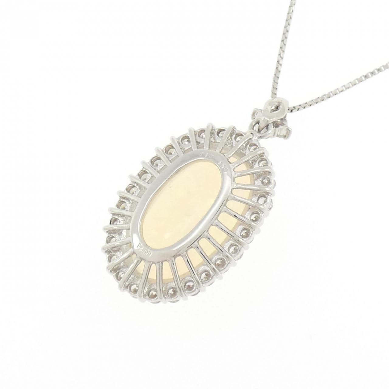 PT900/PT850 オパール ネックレス 8.13CT