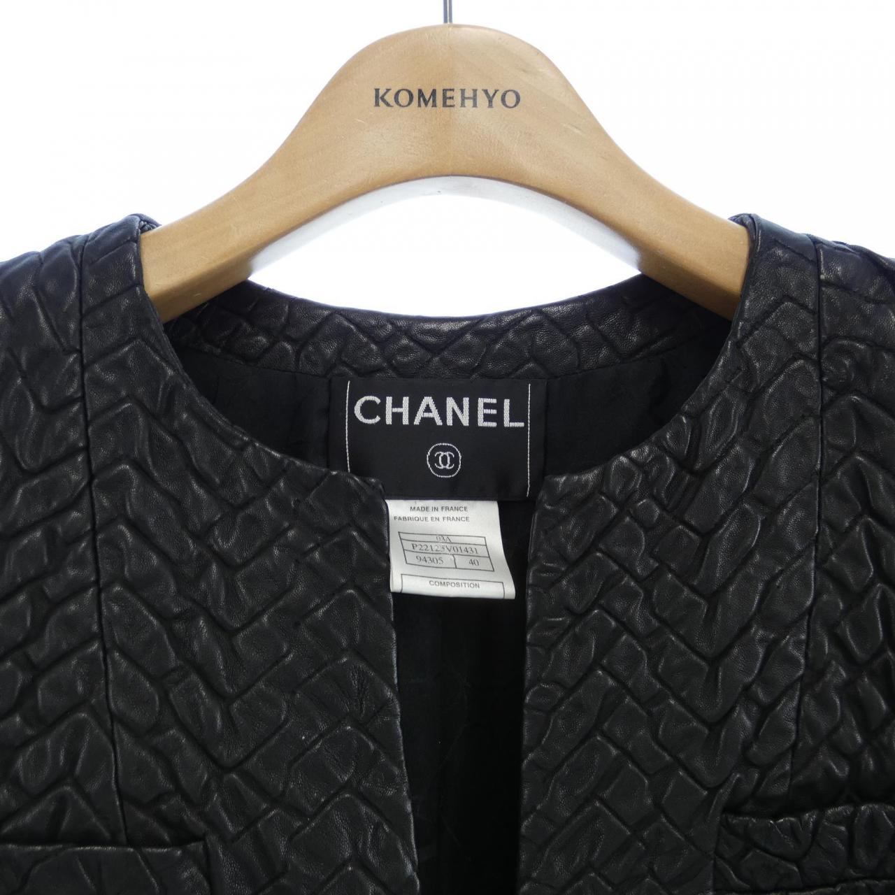 [vintage] CHANEL leather jacket