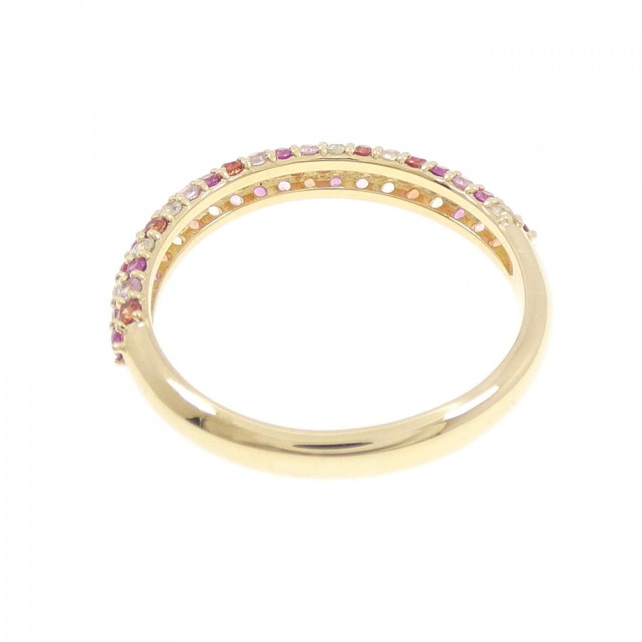 K18YG サファイヤ リング 0.70CT