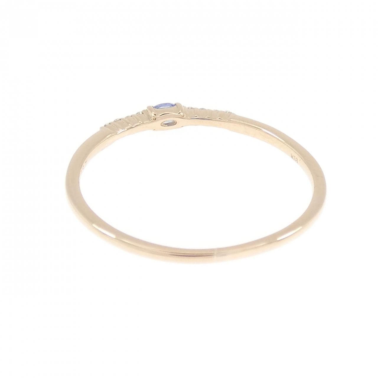 K18PG ベニトアイト リング 0.057CT
