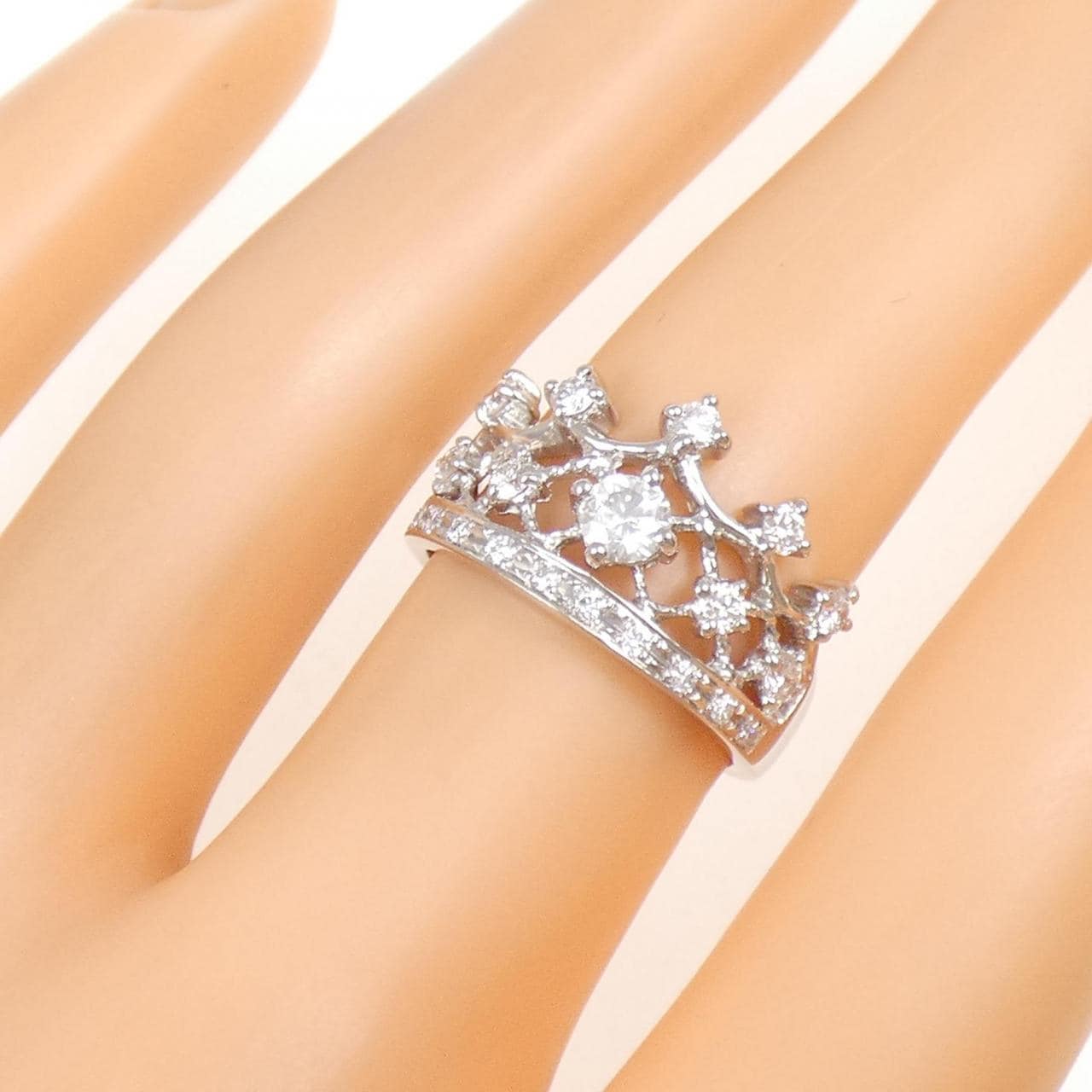 PT900 ダイヤモンド リング 0.65CT