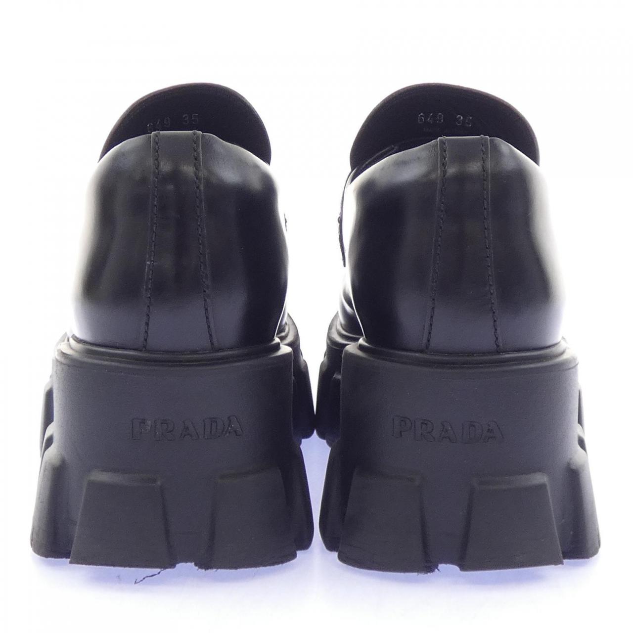 プラダ PRADA モノリス ローファー トライアングルロゴ 1D649M シューズ