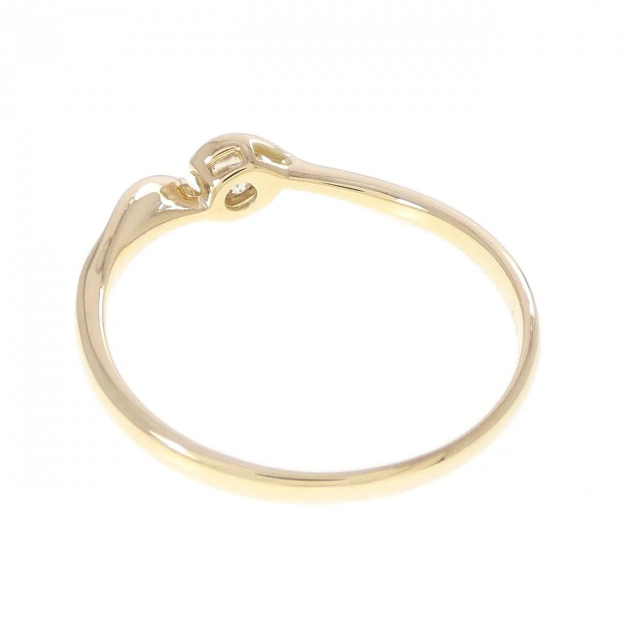 K18YG ダイヤモンド リング 0.143CT