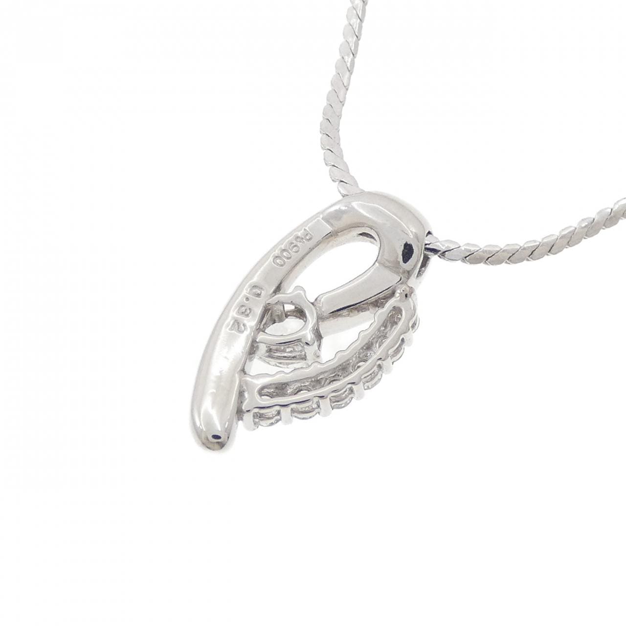 PT900/PT850 ダイヤモンド ネックレス 0.32CT