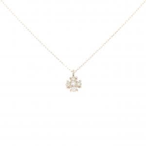 【新品】K10PG ダイヤモンド ネックレス 0.10CT