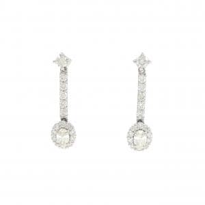 【新品】PT900 ダイヤモンド ピアス 0.60CT