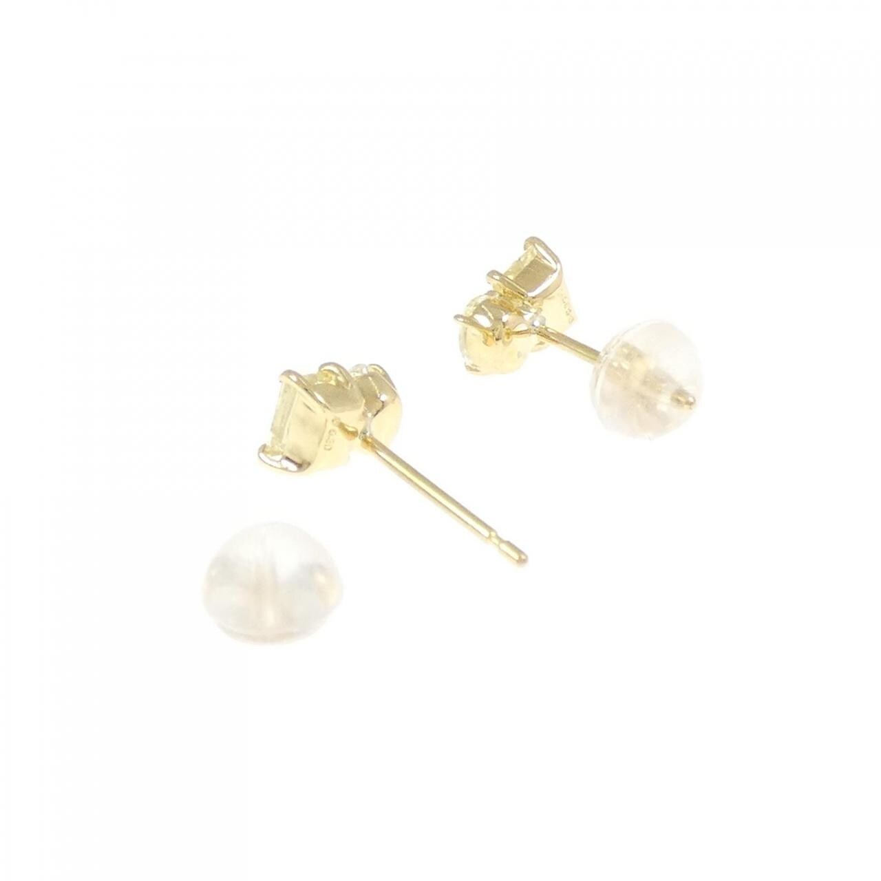 [BRAND NEW] K18YG Diamond earrings 0.60CT