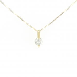 K18YG ソリティア ダイヤモンド ネックレス 0.52CT