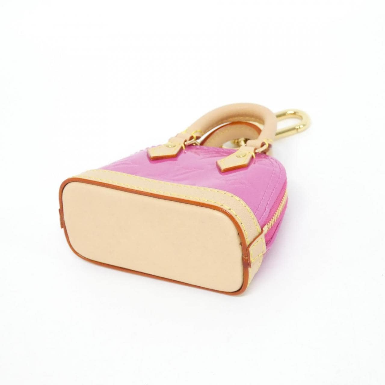 LOUIS VUITTON Vernis Bag Charm Micro Alma M01706 Qeelin