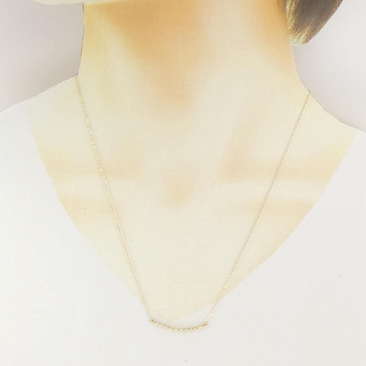 K18YG ダイヤモンド ネックレス 0.30CT