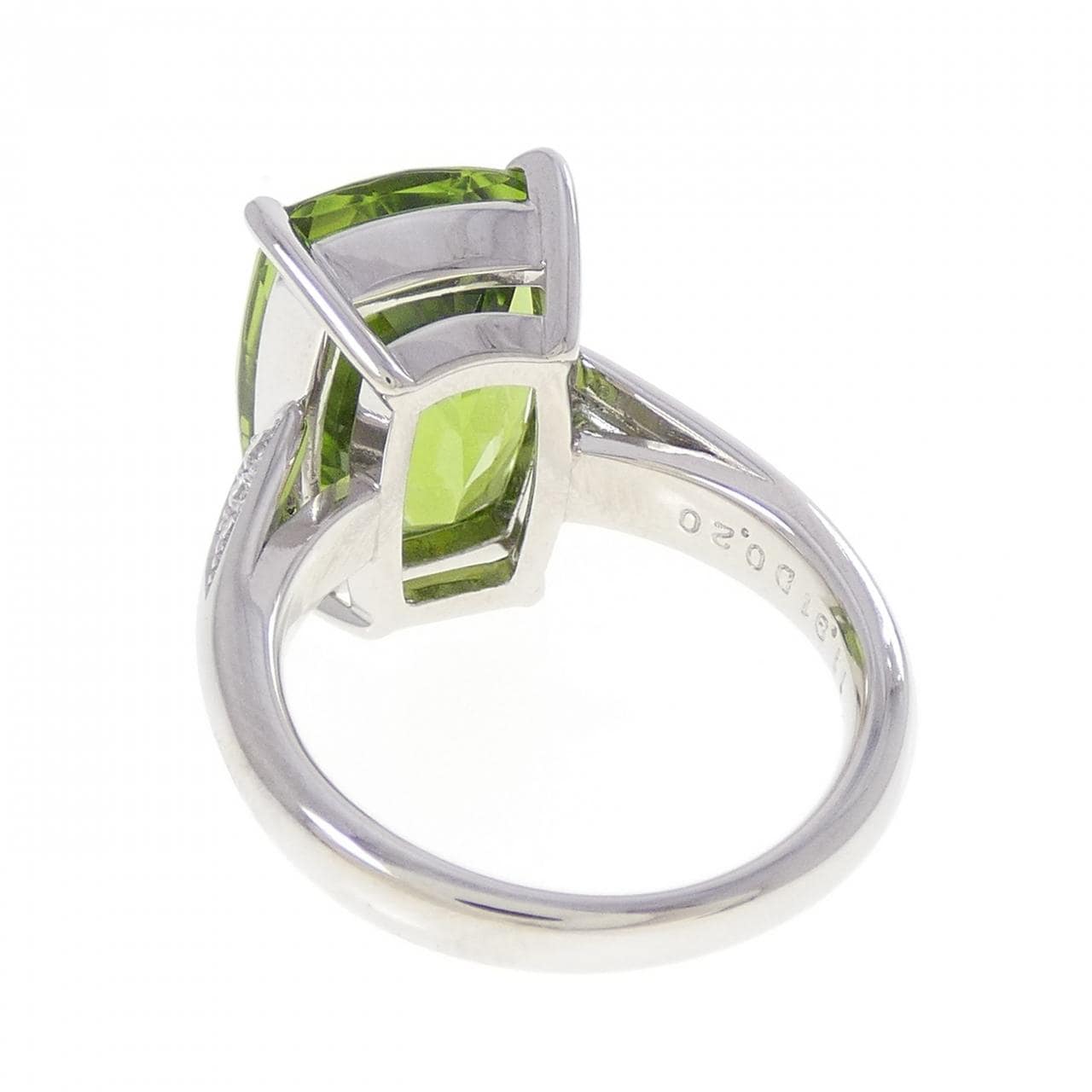 PT900 ペリドット リング 11.91CT