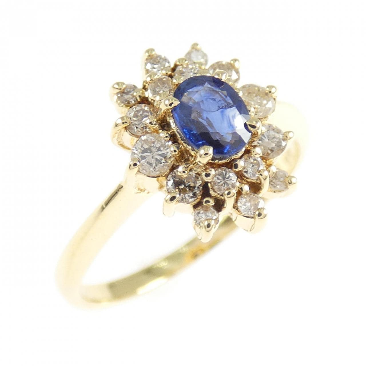 K18YG サファイヤ リング 0.25CT