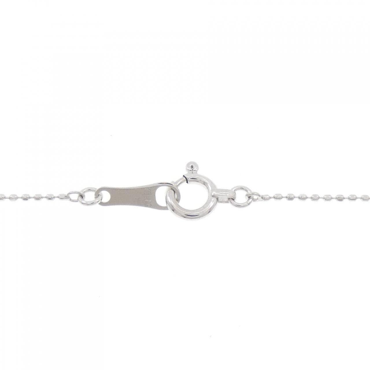 K18WG ルビー ネックレス 0.40CT
