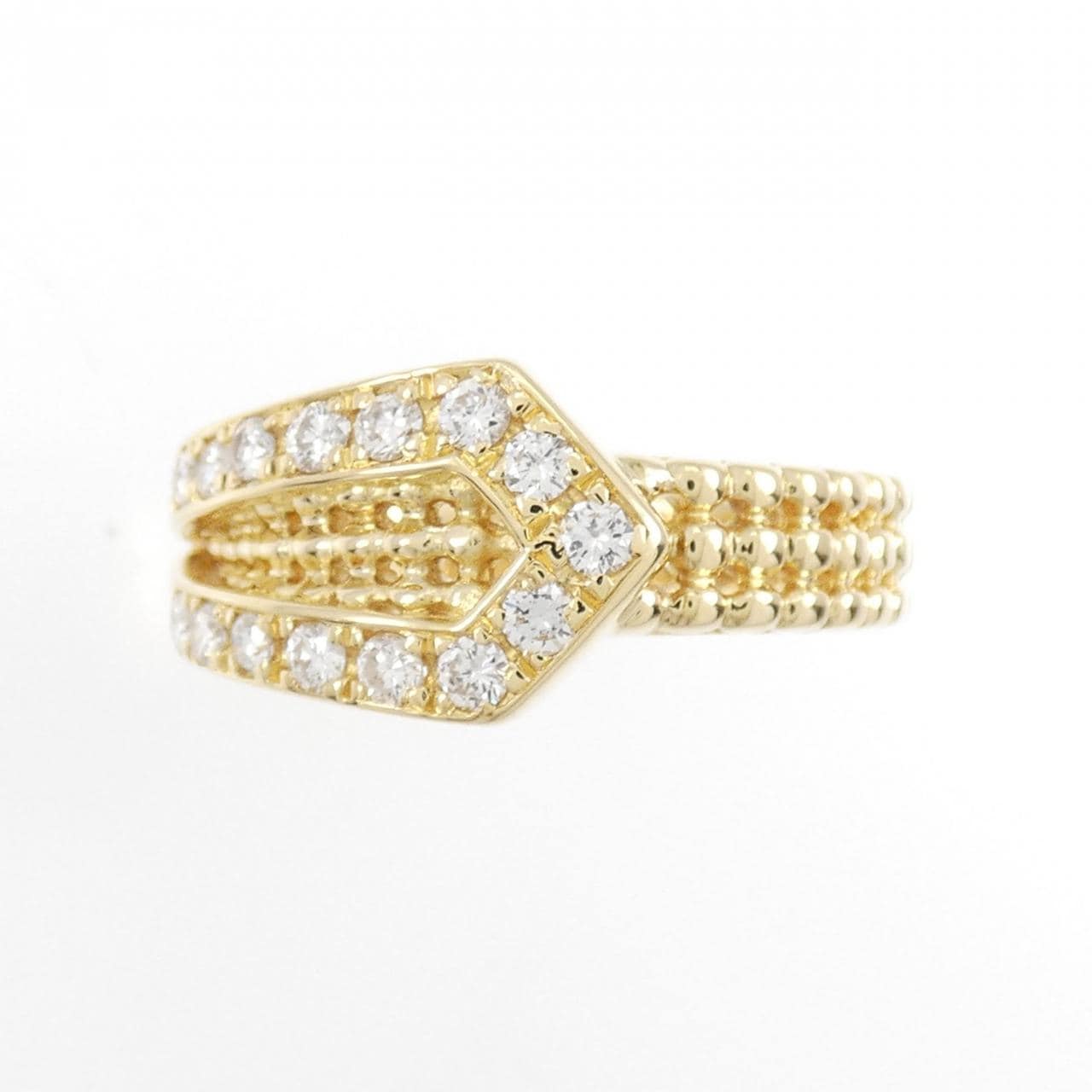 750YG Diamond ring