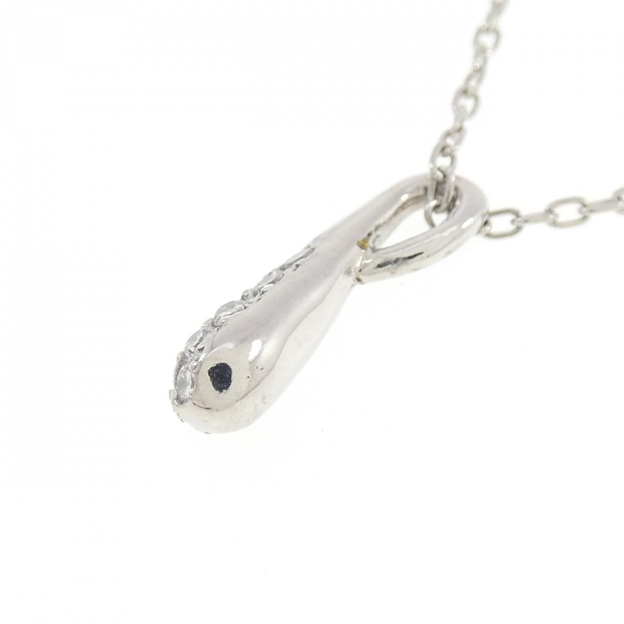 PT950/PT850 ダイヤモンド ネックレス 0.10CT