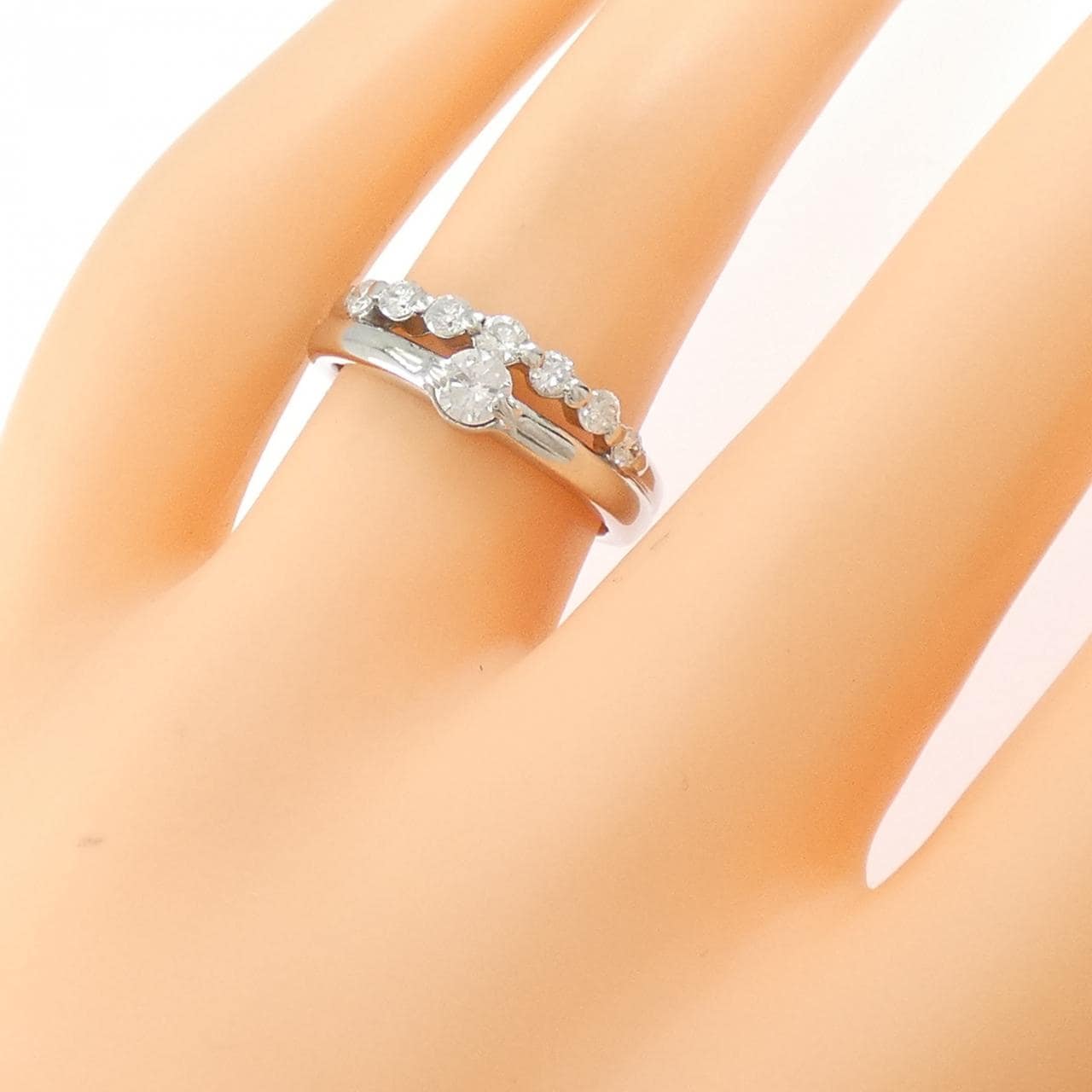 PT900 ダイヤモンド リング 0.53CT