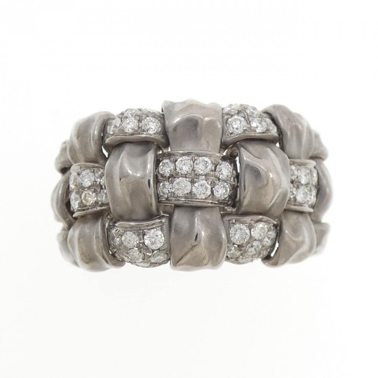 750WG ダイヤモンド リング 0.83CT