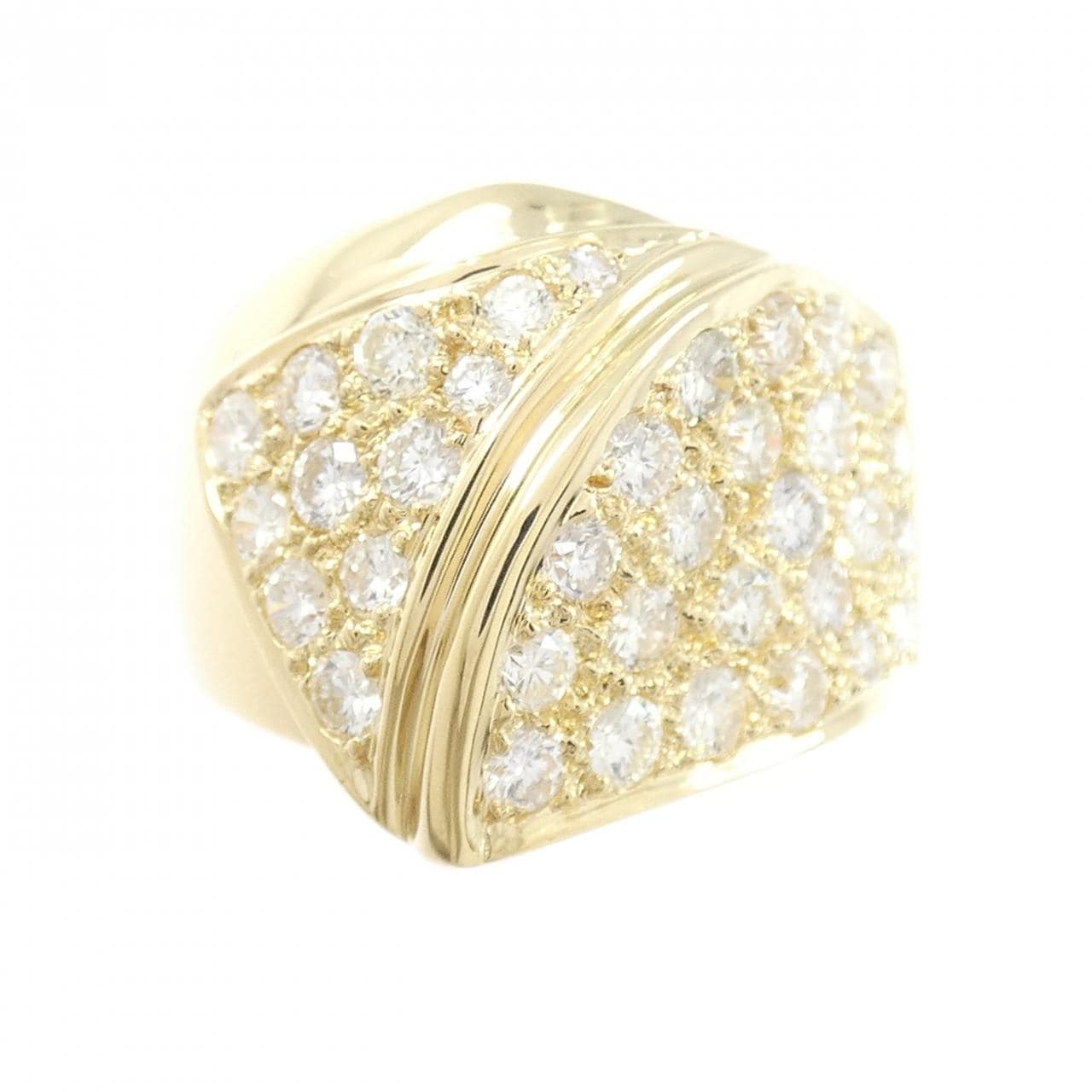 K18YG ダイヤモンド リング 1.48CT