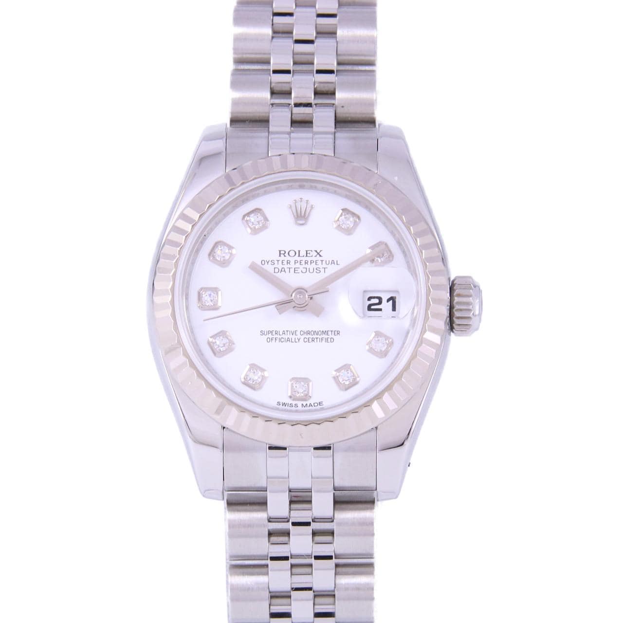 ROLEX Datejust 179174G SSxWG Automatic V number