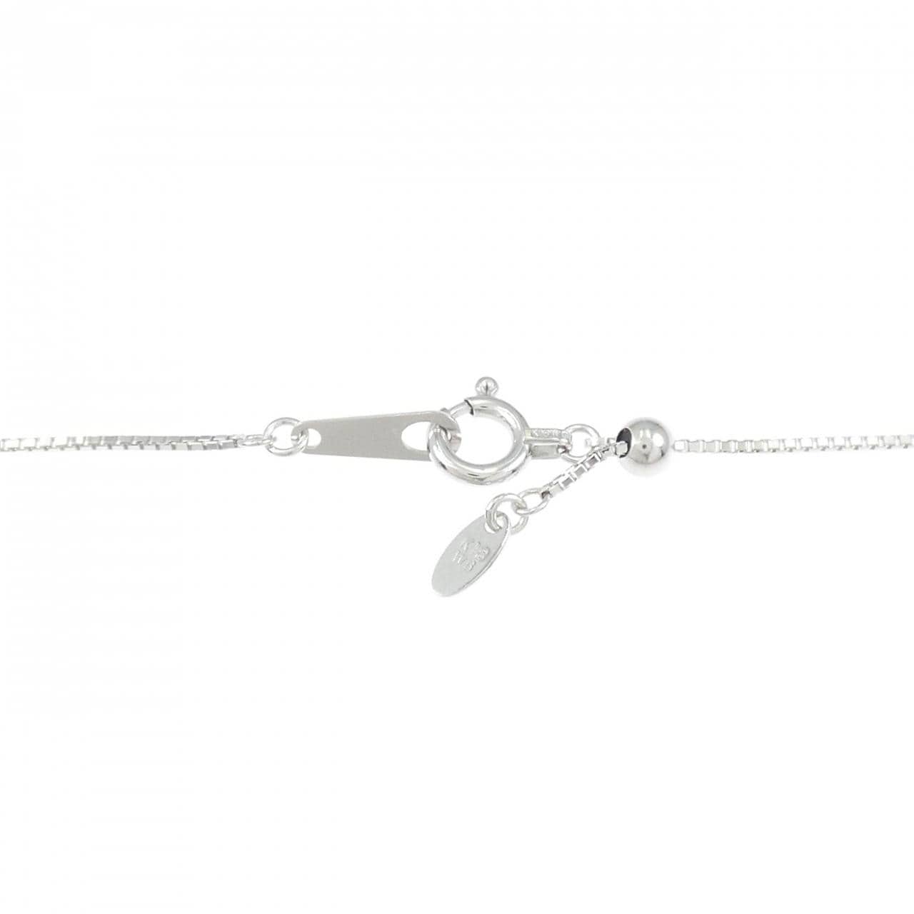 K18WG クロス ダイヤモンド ネックレス 1.00CT