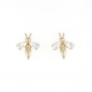 【新品】K10YG キュービック ピアス