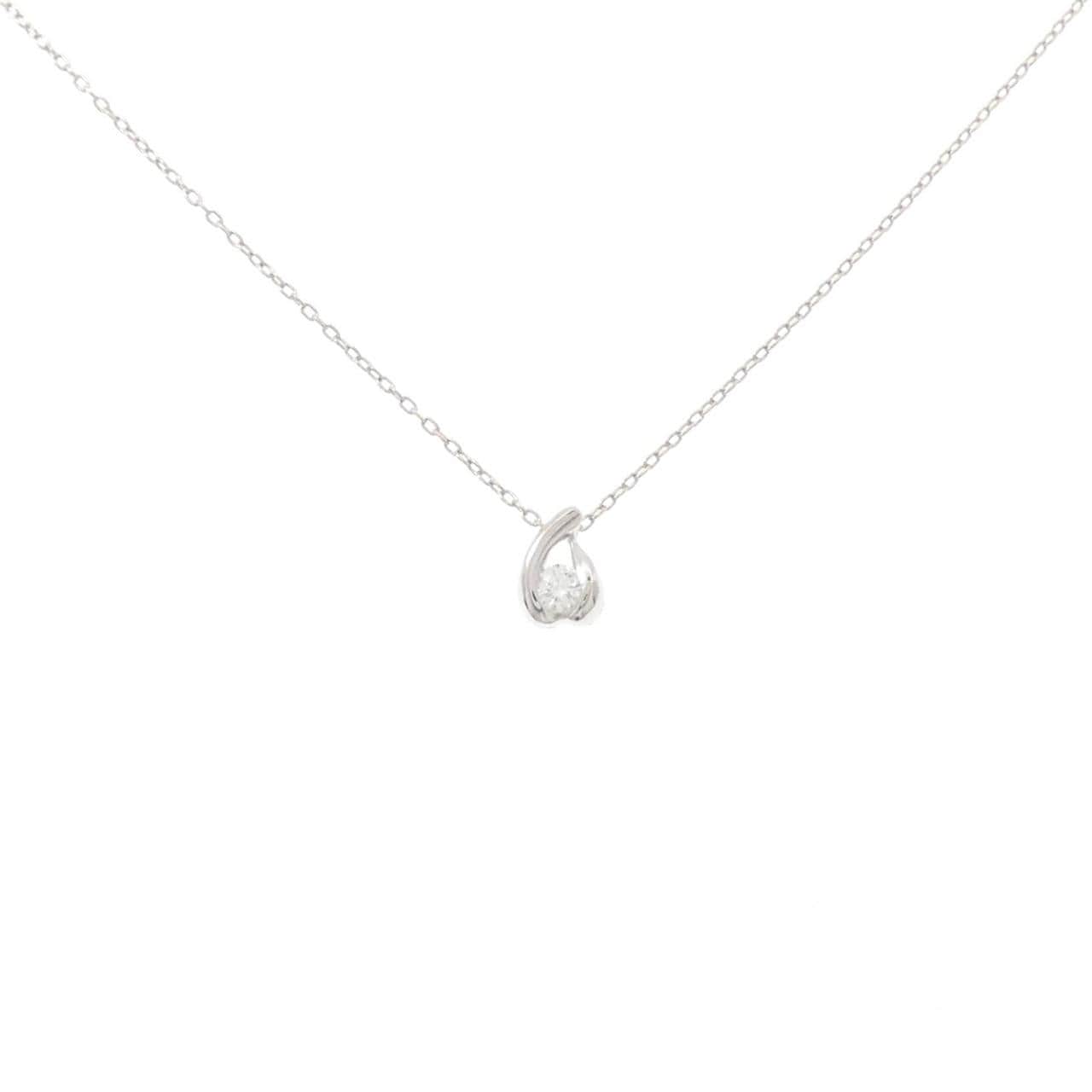 K10WG ダイヤモンド ネックレス 0.05CT