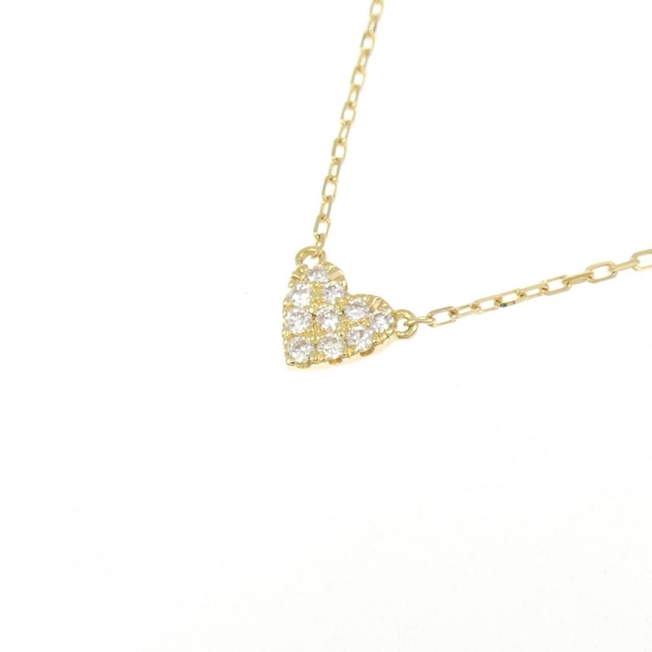アーカー ハートパヴェ ネックレス 0.05CT