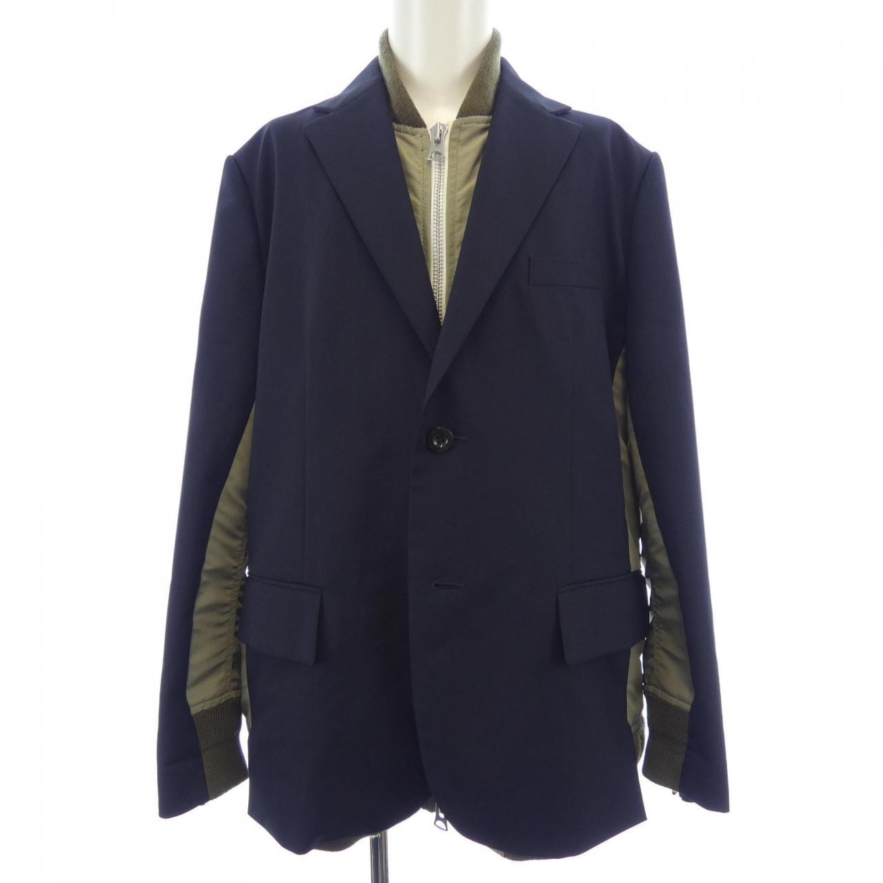 サカイ SACAI SUITING×NYLON TWILL JACKET 24-03266M ジャケット