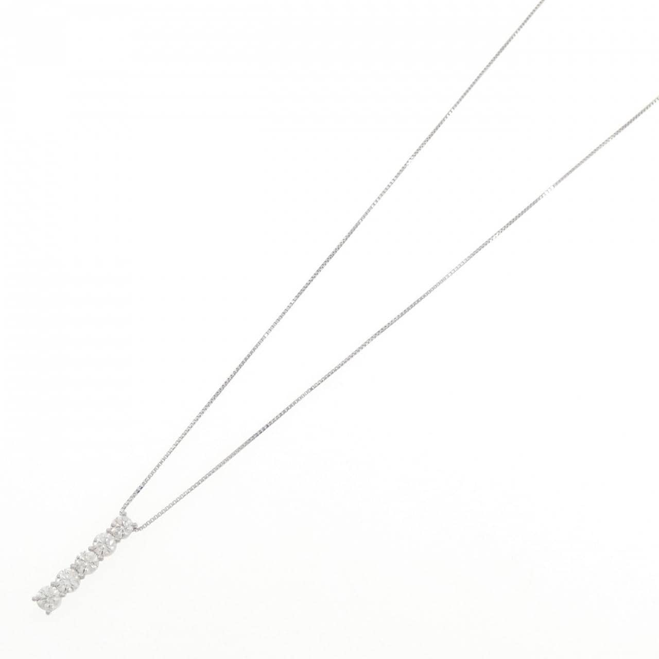 PT900/PT850 ダイヤモンド ネックレス 1.00CT