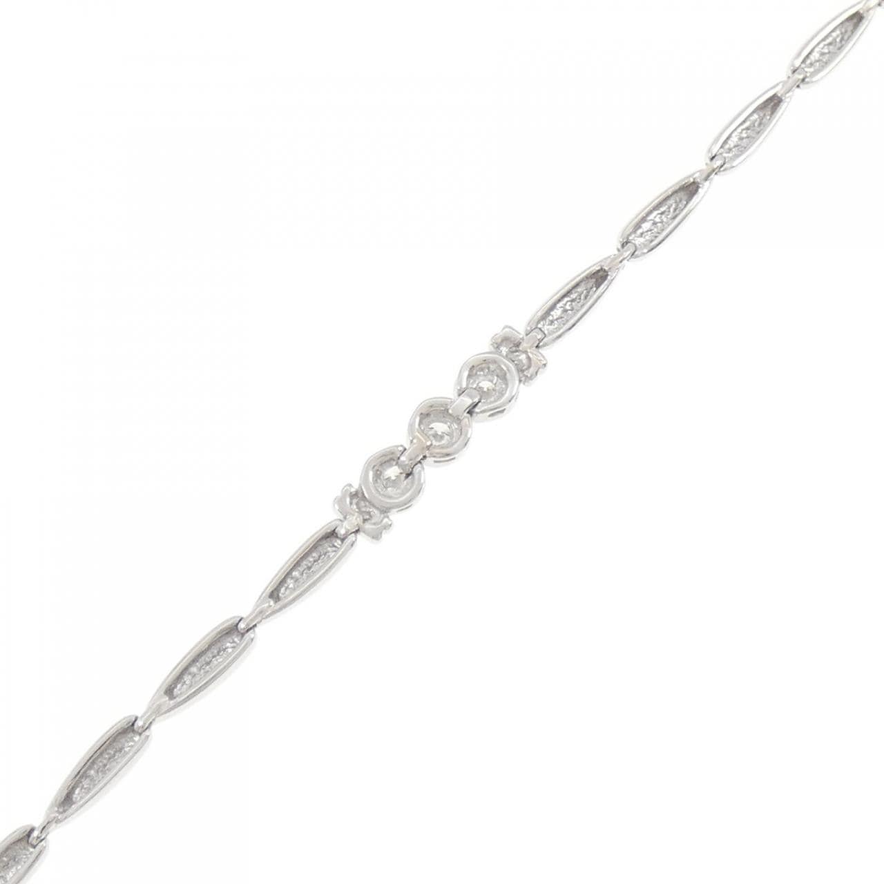 PT850 三石鑽石手鍊，0.12克拉